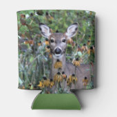 霜の後を見る鹿 缶クーラー (裏面)