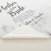 霜の松が花嫁の母に引用文 シェルパブランケット (3/4)