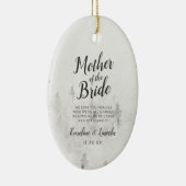 霜の松が花嫁の母に引用文 セラミックオーナメント (右)