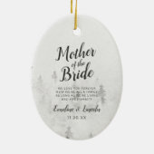 霜の松が花嫁の母に引用文 セラミックオーナメント (裏面)