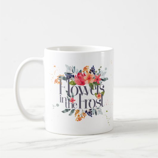 霜の花はオンライン先生の雪のために襲います コーヒーマグカップ (左)