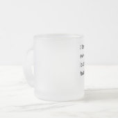 霜の降りたなお気に入りのな子供のカスタム! フロストグラスマグカップ (正面左)