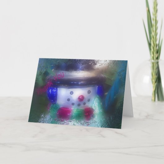 霜の降りたなサンキューカード サンキューカード (正面)