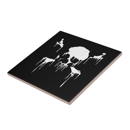 霜の降りたな滞在 タイル (側面)