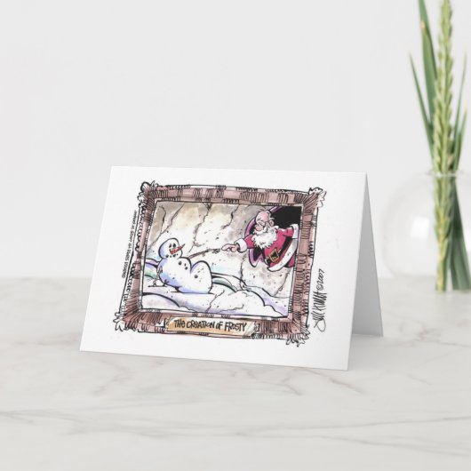 霜の降りたの作成 シーズンカード (正面)