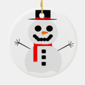 霜の降りたオーナメント セラミックオーナメント (裏面)