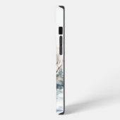 ❄️📱霜の降りたクール雪だるまiPhoneケース📱 ❄️ iPhoneケース (左側面)