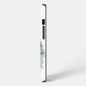 ❄️📱霜の降りたクール雪だるまiPhoneケース📱 ❄️ iPhoneケース (左側面)