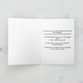 霜の降りたジョークが入ったフロギーの友人の誕生日カード カード (内部)