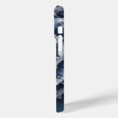 霜の降りたハート冬のレースのフラクタル Case-Mate iPhoneケース (裏面 / 左)