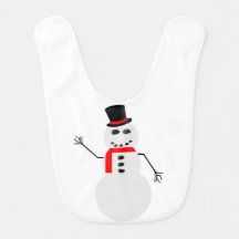 霜の降りたベビー用ビブ