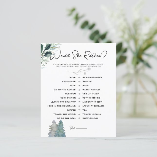 霜の降りた冬 – シルバー – 彼女はむしろゲームをする (スタンド正面)