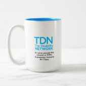 霜の降りた冬 ツートーンマグカップ (左)