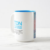 霜の降りた冬 ツートーンマグカップ (正面左)