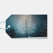 霜の降りた夕べの木 ギフトタグ (裏面横)