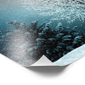 霜の降りた夕べの木 フォトプリント            (角)