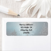 霜の降りた夕べの木 ラベル (インサイチュ)