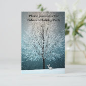 霜の降りた夕べの木 招待状 (スタンド正面)