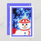 霜の降りた夜 ポストカード (正面/裏面)