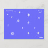 霜の降りた夜 ポストカード (裏面)