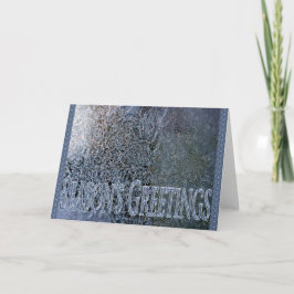 霜の降りた季節のごあいさつ シーズンカード