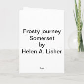 霜の降りた旅 シーズンカード (裏面)