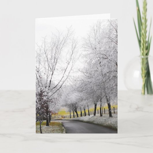 霜の降りた旅 シーズンカード (正面)