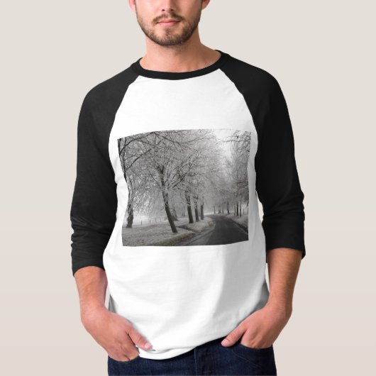 霜の降りた旅 Tシャツ (正面)