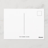 霜の降りた朝：チェシャ ポストカード (裏面)