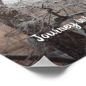 霜の降りた木々と大聖堂威厳のある。 ポスター (角)