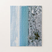 霜の降りた木 ジグソーパズル (縦)