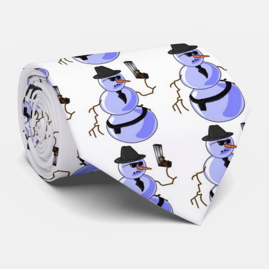 霜の降りた殺し屋 ネクタイ (ロール)