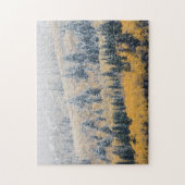 霜の降りた紅葉のアーチ ジグソーパズル (縦)