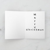 霜の降りた聖降誕祭お目出度う シーズンカード (内部)