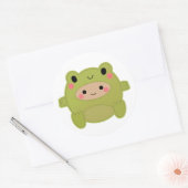 霜の降りた衣装 ラウンドシール (封筒)