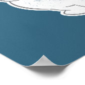 霜の降りた雪だるま™ |オリジナル ポスター (角)