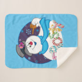 霜の降りた雪だるま™ |カラフルキャンディー名 シェルパブランケット (正面(横))