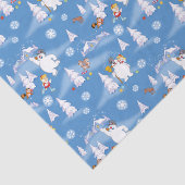 霜の降りた雪だるま™ |カレン霜の降りた冬のおもしろい 薄葉紙 (詳細)