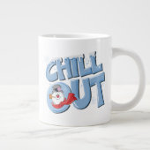 霜の降りた雪だるま™ |チルアウト ジャンボコーヒーマグカップ (右)