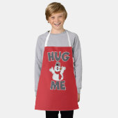 霜の降りた雪だるま™ |ハグ エプロン (着用した状態)