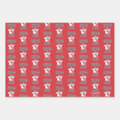 霜の降りた雪だるま™ |ハグ ラッピングペーパーシート (正面2)