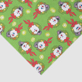 霜の降りた雪だるま™ |休日霜の降りたリース 薄葉紙 (詳細)