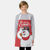 霜の降りた雪だるま™ |私は夏を行わない エプロン (着用した状態)