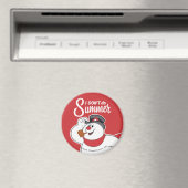 霜の降りた雪だるま™ |私は夏を行わない マグネット (インサイチュ (食洗機))