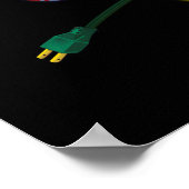 霜の降りた雪だるま™ | "Chillax"ホリデーライト ポスター (角)