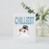 霜の降りた雪だるま™ | Chilliest シーズンポストカード (スタンド正面)