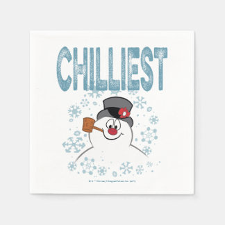 霜の降りた雪だるま™ | Chilliest スタンダードカクテルナプキン