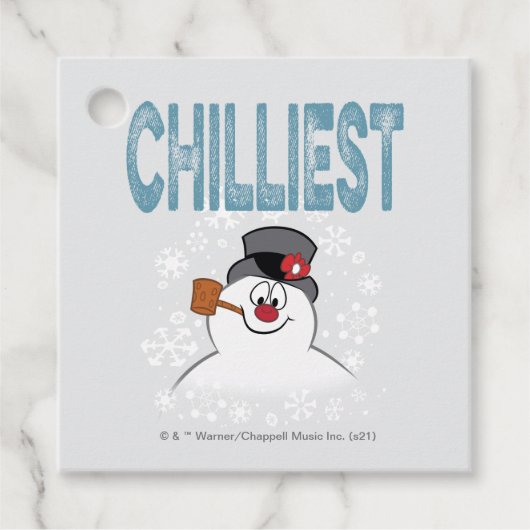 霜の降りた雪だるま™ | Chilliest フェイバータグ (正面)