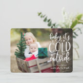 霜の降りた願い |ホリデーフォトカード シーズンカード (スタンド正面)