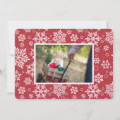 霜の降りた願い |ホリデーフォトカード シーズンカード (裏面)